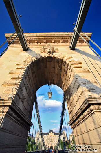 The Chain Bridge in Budapest