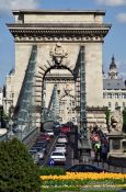 Travel photography:The Chain Bridge in Budapest, Hungary