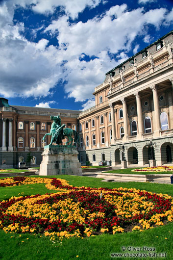 Sádor palace in Budapest castle 