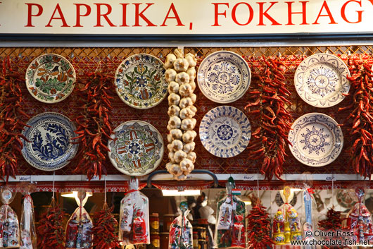 Budapest market stall 