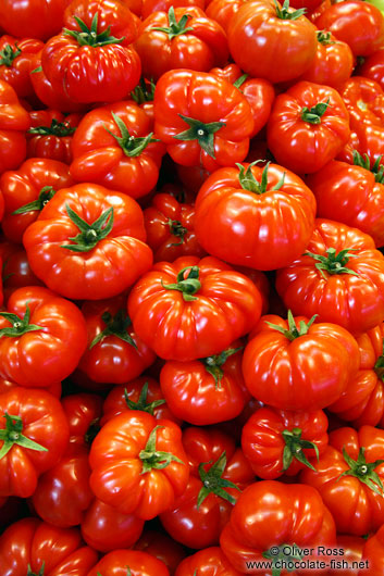 Budapest market tomatoes 