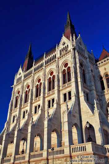 Budapest parliament facade detail