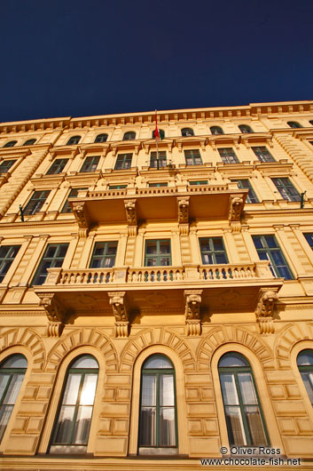 Budapest riverside facade 