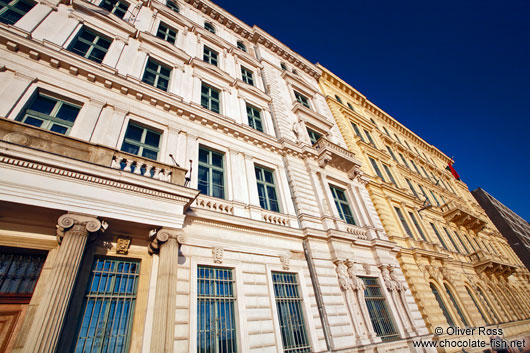 Budapest riverside facades 