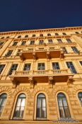 Travel photography:Budapest riverside facade , Hungary