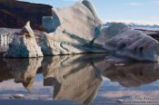 Travel photography:Iceberg in the Breiðárlón lake, Iceland