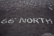 Travel photography:66 degrees North (or almost) at Jökulsárlón beach, Iceland