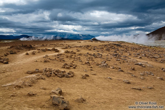 The geothermal area at Hverarönd near Mývatn