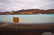 Travel photography:Geothermal power station near Mývatn (no swimming in this lake!), Iceland