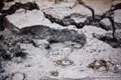 Travel photography:Boiling mud in the geothermal area at Hverarönd, Iceland