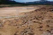 Travel photography:The geothermal area at Hverarönd near Mývatn, Iceland