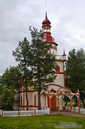 Grundarkirkja church in Grund near Akureyri