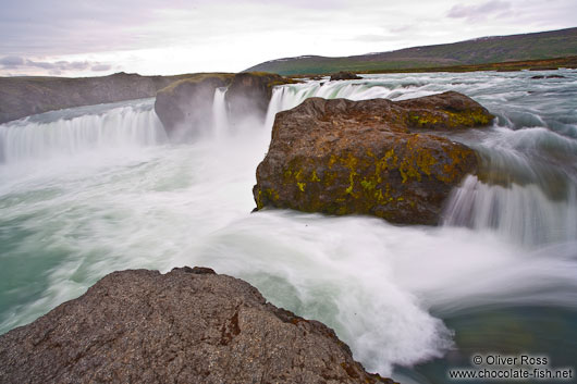 The Goðafoss waterfall