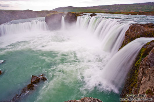 The Goðafoss waterfall