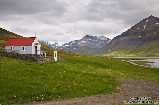 Small family church near Siglufjörður