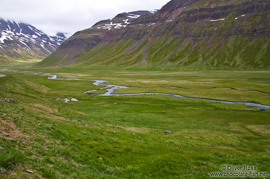 Glacial landscape near Siglufjörður