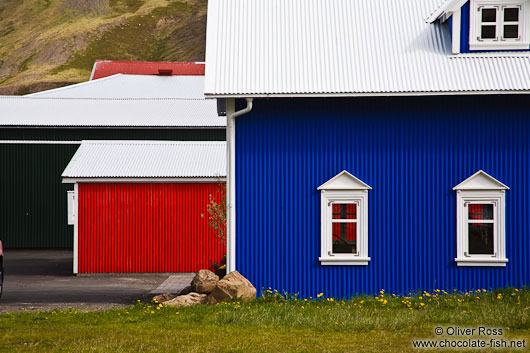Colourful houses in Siglufjörður