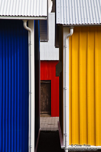 Colourful houses in Siglufjörður