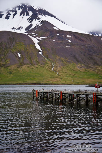 The pier in Siglufjörður harbour