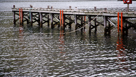 The pier at Siglufjörður harbour