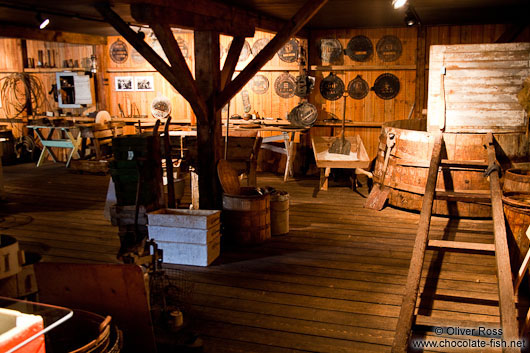 Inside the Siglufjörður herring museum