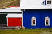 Travel photography:Colourful houses in Siglufjörður, Iceland