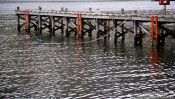 Travel photography:The pier at Siglufjörður harbour, Iceland