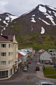 Travel photography:Siglufjörður street, Iceland