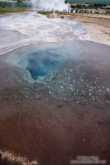 Geothermal pool at the Geysir Centre on the Golden Circle tourist route