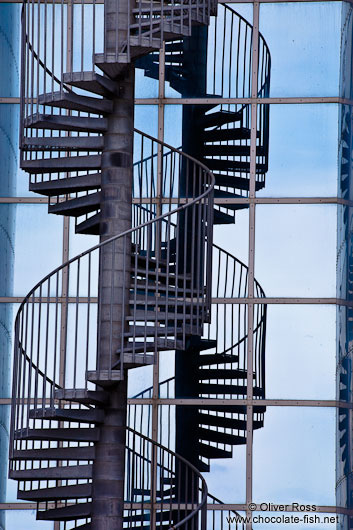 Staircase at the Reykjavik Perlan