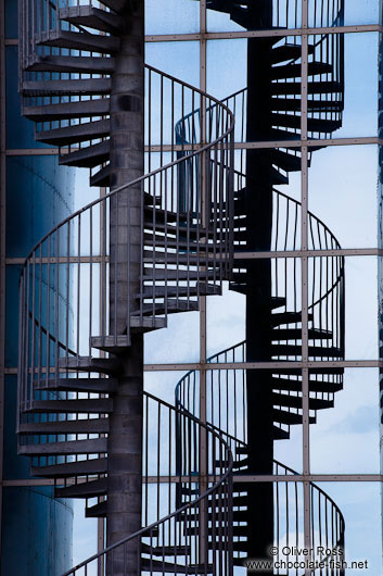 Staircase at the Reykjavik Perlan