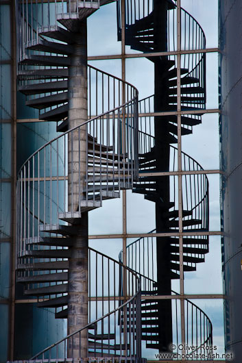 Staircase at the Reykjavik Perlan