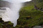 Travel photography:Gullfoss waterfall on the Golden Circle tourist route, Iceland