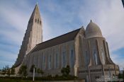 Travel photography:Hallgrimskirkja church in Reykjavik, Iceland