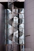 Travel photography:Staircase at the Reykjavik Perlan, Iceland