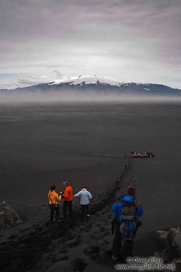 View of the Hvannadalshnjukur mountain from Ingólfshöfði