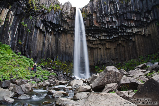 Svartifoss waterfall near Skaftafell