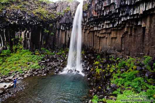 Svartifoss waterfall near Skaftafell