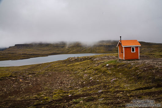 Mountain shelter at Þorgrímsstaðir