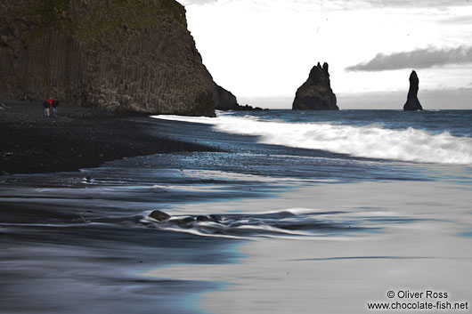 Rocks in the sea at Vik