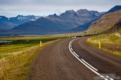 Travel photography:Road near Berufjörður, Iceland