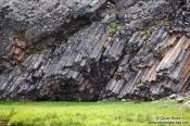 Travel photography:Basalt formations near Djúpivogur, Iceland