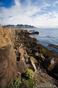 Travel photography:Coast near Streitishvarf, Iceland