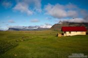 Travel photography:Holiday home at Vagnsstadir, Iceland