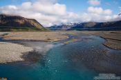 Travel photography:Fluvial plain near Vagnsstadir, Iceland