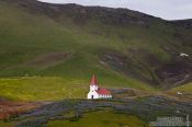 Travel photography:Vik church, Iceland
