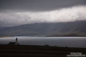Travel photography:Cloudy skies near Glymur, Iceland