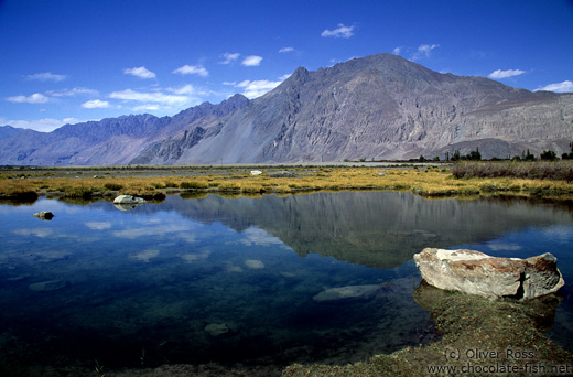 Mountain lake near Diskit