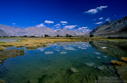 Mountain lake near Diskit