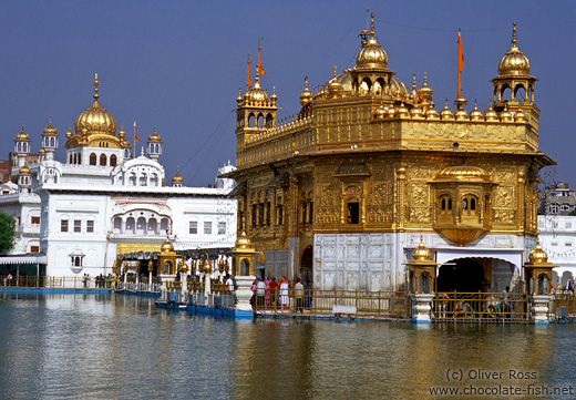 The Golden Temple in Amritsar